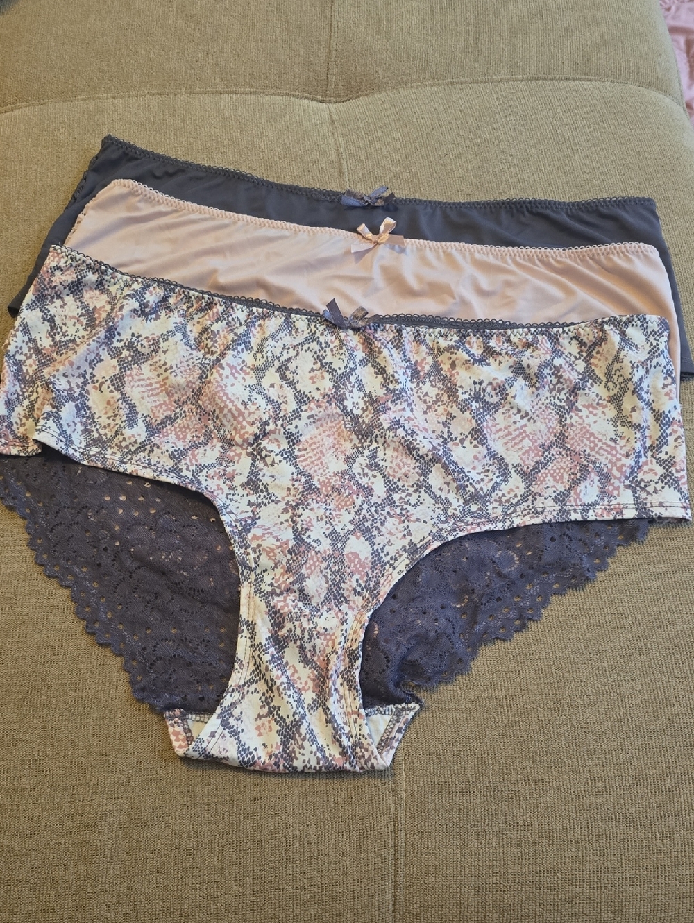 3-Pack Lace Trim Panties
